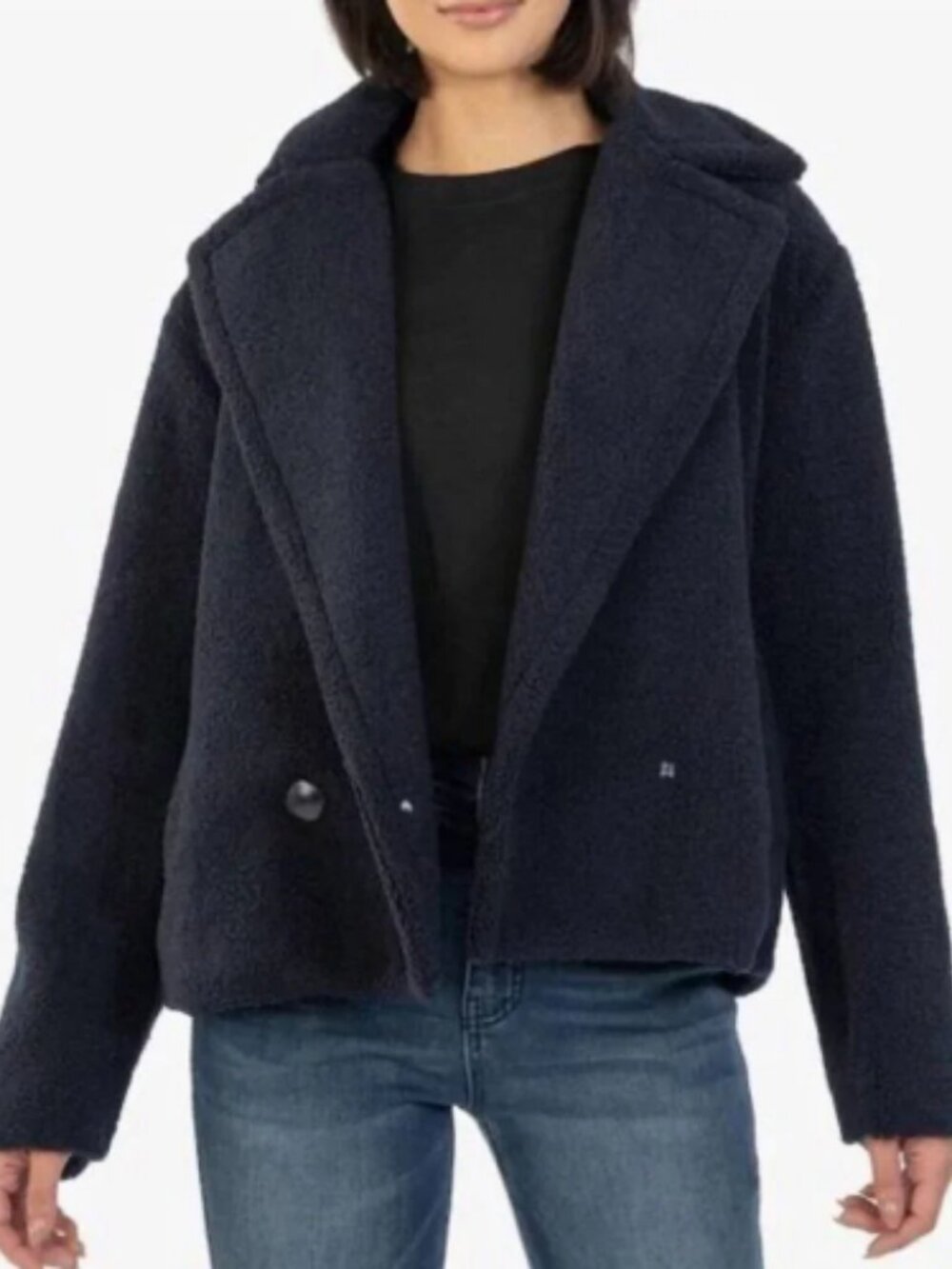 Kut from the Kloth Emaline Sherpa Fleece Coat M